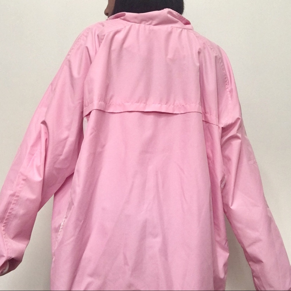 Oversized Pink Windbreaker Jacket - Picture 2 of 8
